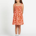 Girls Off Tropic Dress - Burnt Sienna