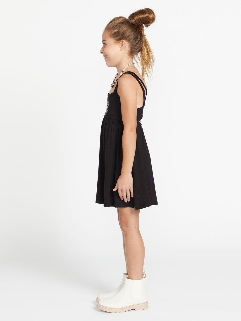 Girls Oceanica Dress - Black