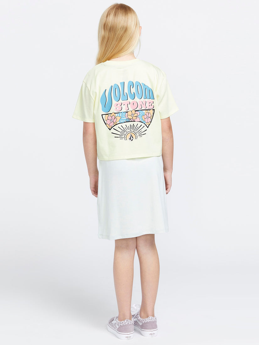 Girls Pocket Dial Tee - Lemon