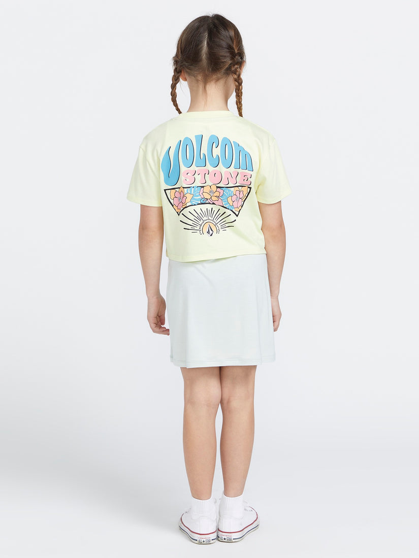 Girls Pocket Dial Tee - Lemon