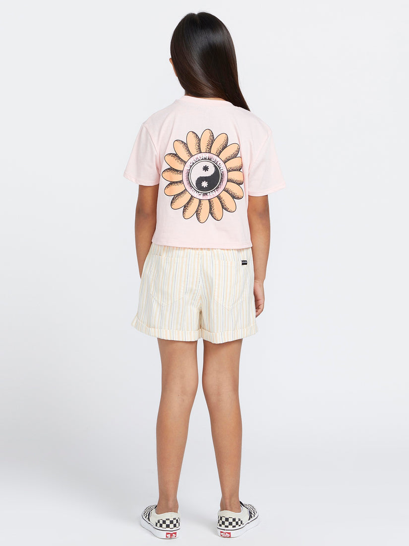 Girls Pocket Dial Tee - Light Peony