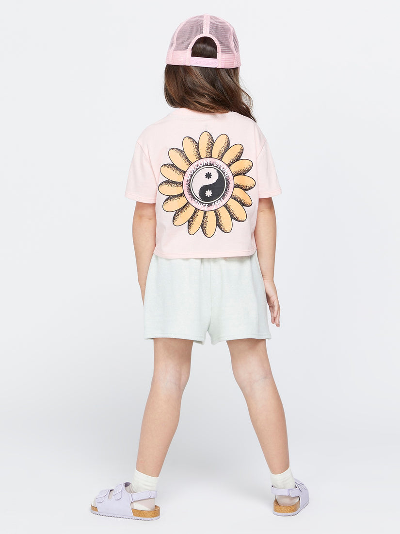 Girls Pocket Dial Tee - Light Peony