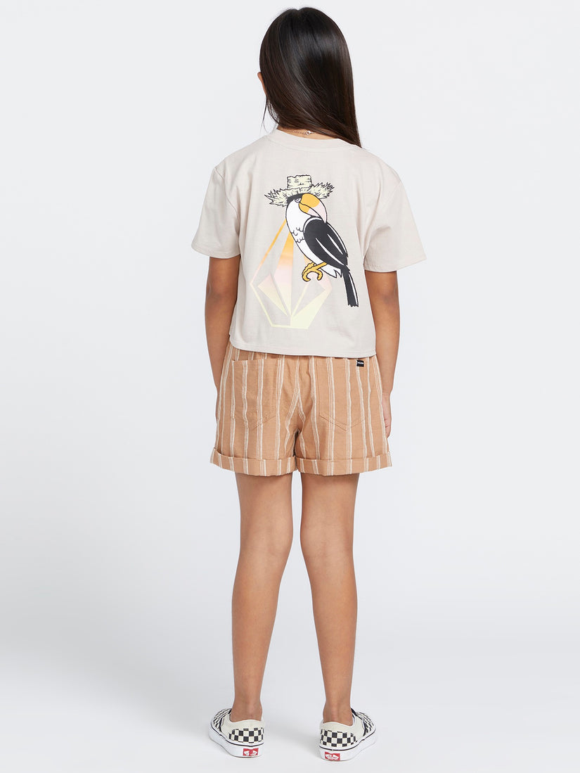 Girls Pocket Dial Tee - Mushroom