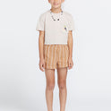 Girls Pocket Dial Tee - Mushroom