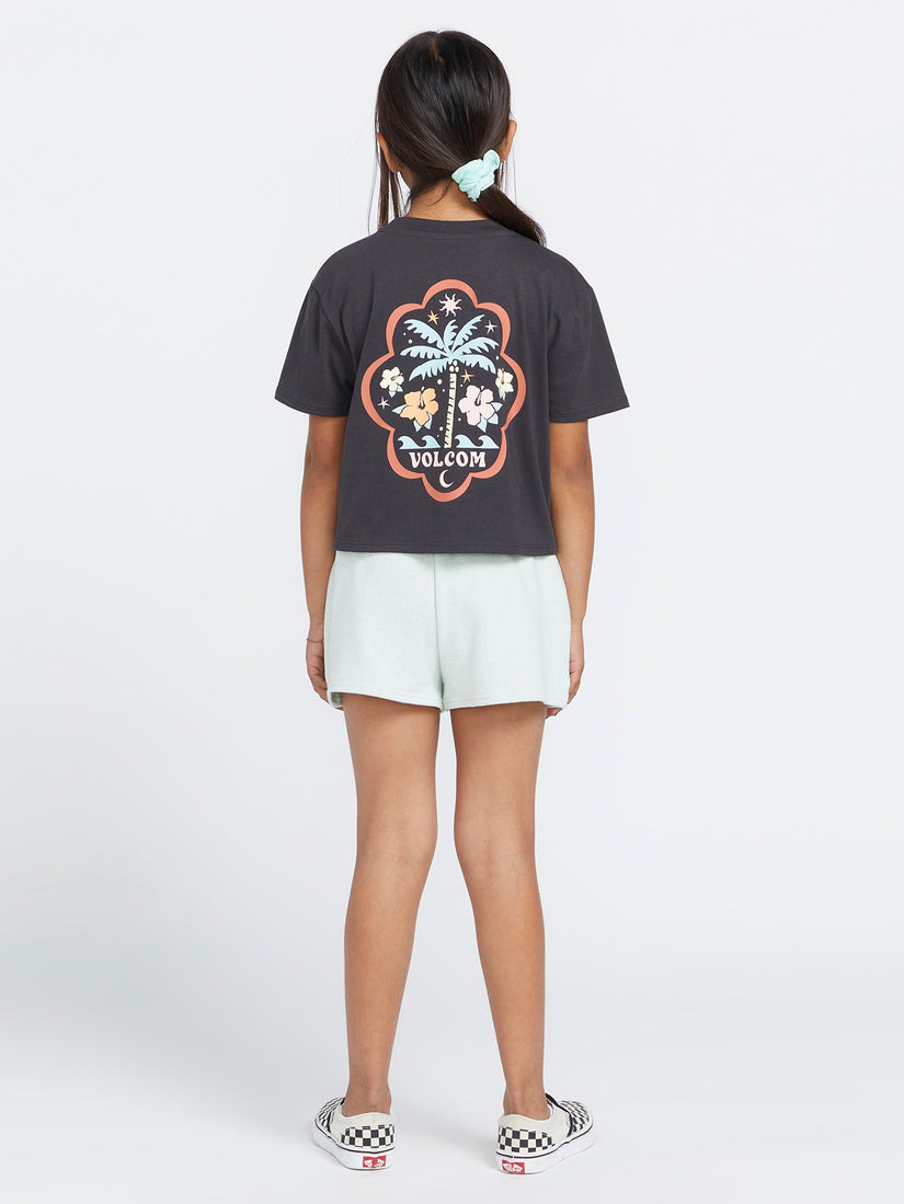 Girls Pocket Dial Tee - Vintage Black