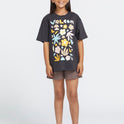 Girls Truly Stoked Bf Tee - Vintage Black