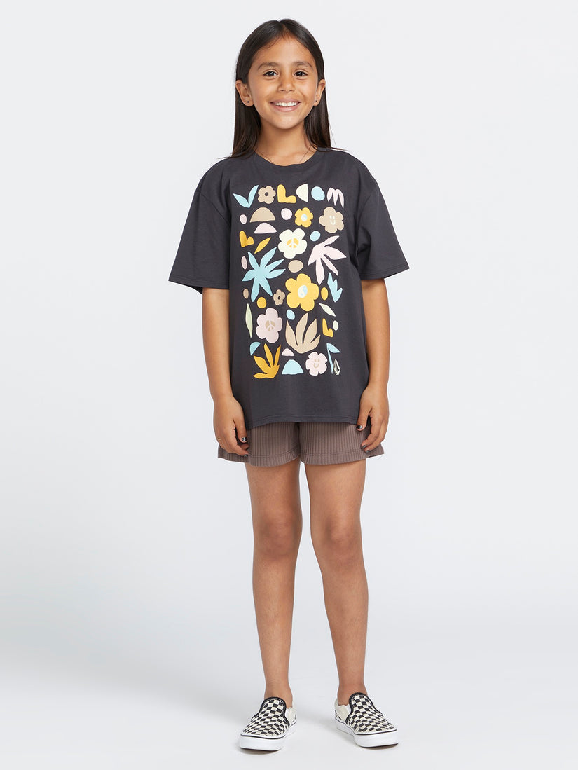 Girls Truly Stoked Bf Tee - Vintage Black