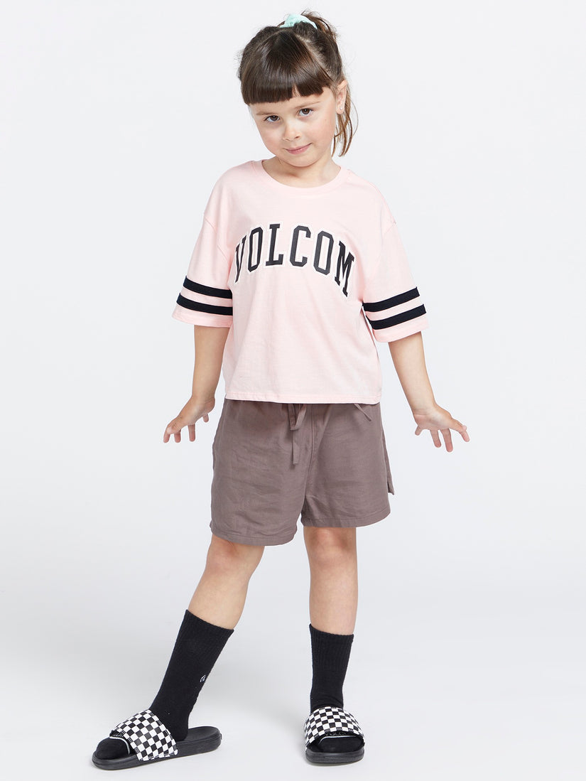 Girls Truly Stoked Tee - Light Peony