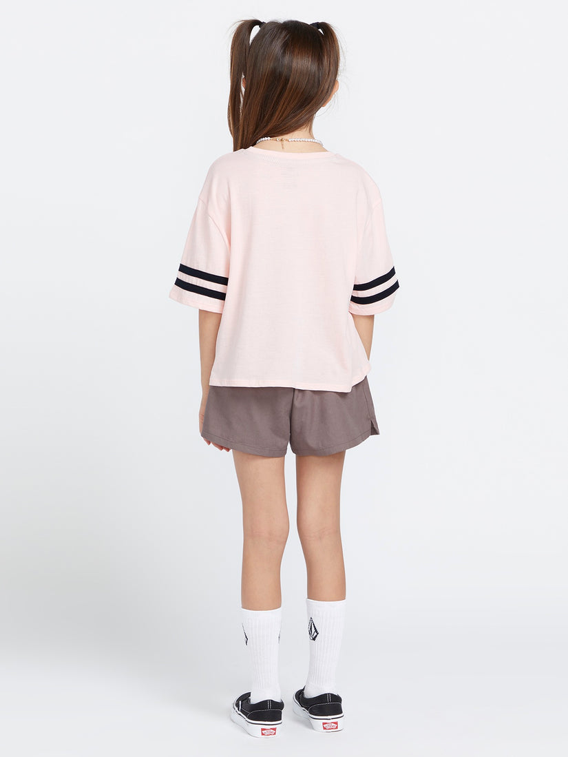 Girls Truly Stoked Tee - Light Peony