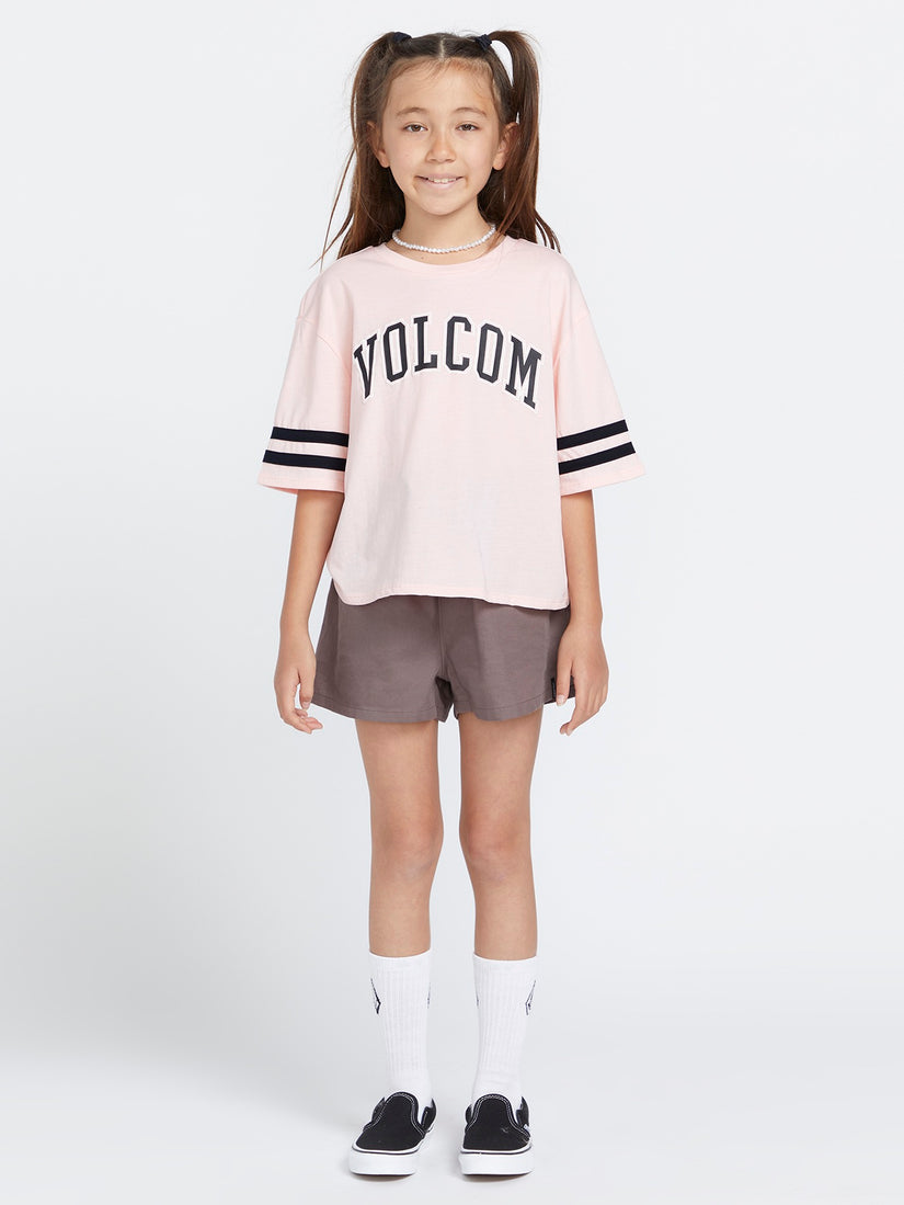 Girls Truly Stoked Tee - Light Peony