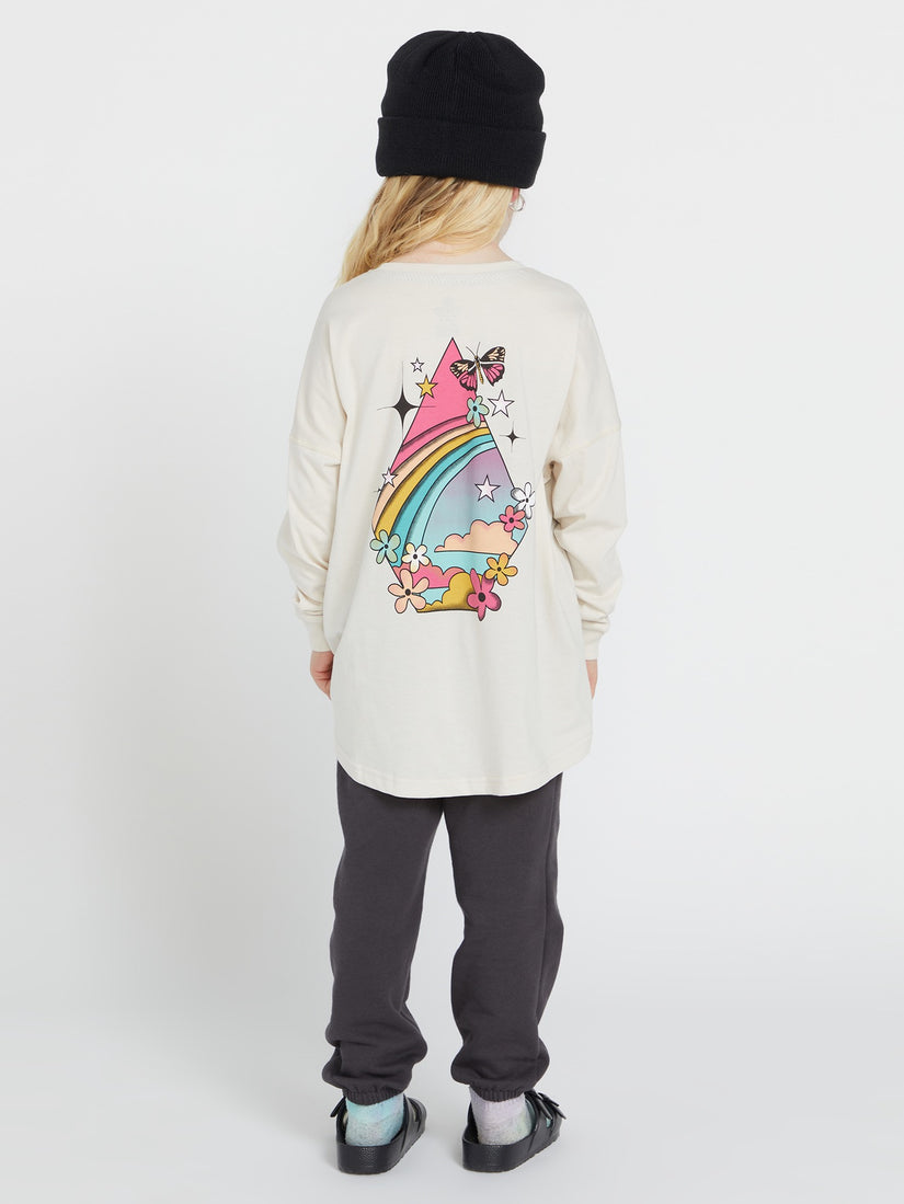 Girls Werkin Doubles Long Sleeve Shirt - Cloud