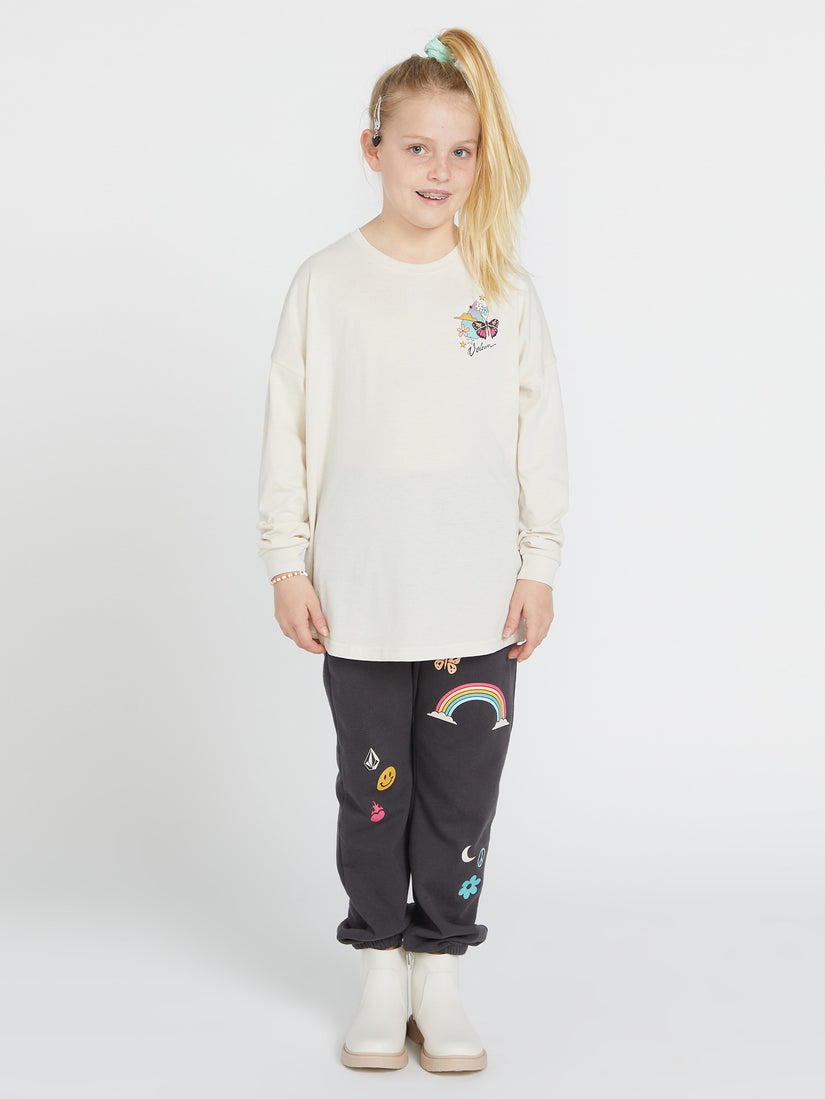 Girls Werkin Doubles Long Sleeve Shirt - Cloud