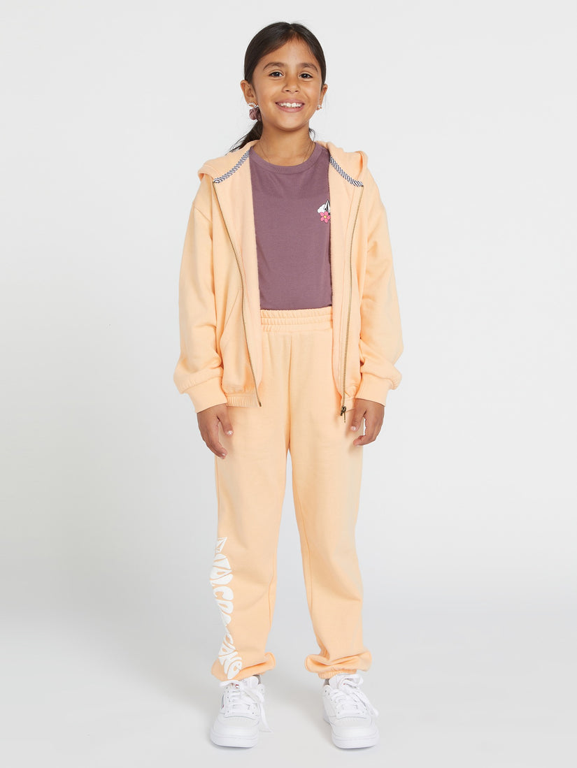 Girls Zippety Dudette Jacket - Peach Bud