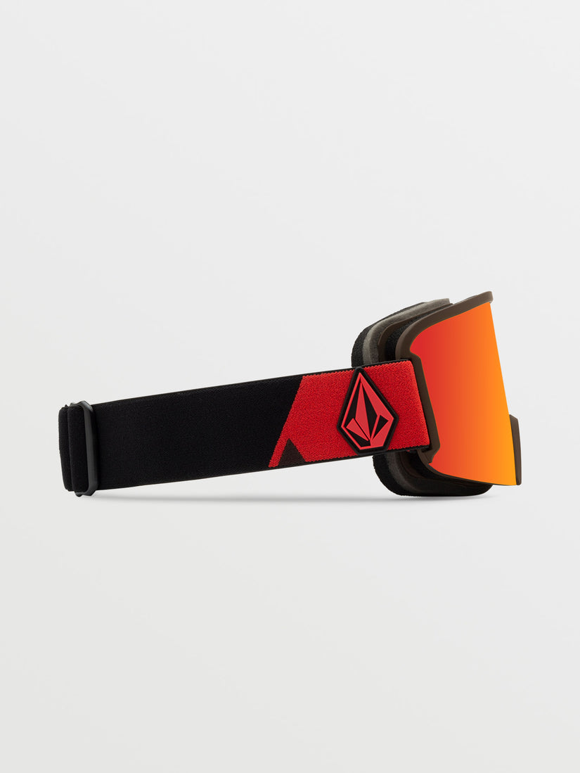 Garden Goggle - Orange/Brown / Red Chrome+BL