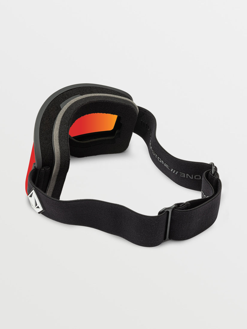 Garden Goggle - Matte Black / Red Chrome