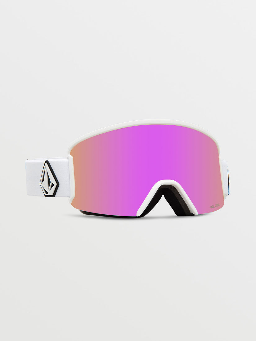 Garden Goggle - Matte White/ Pink Chrome