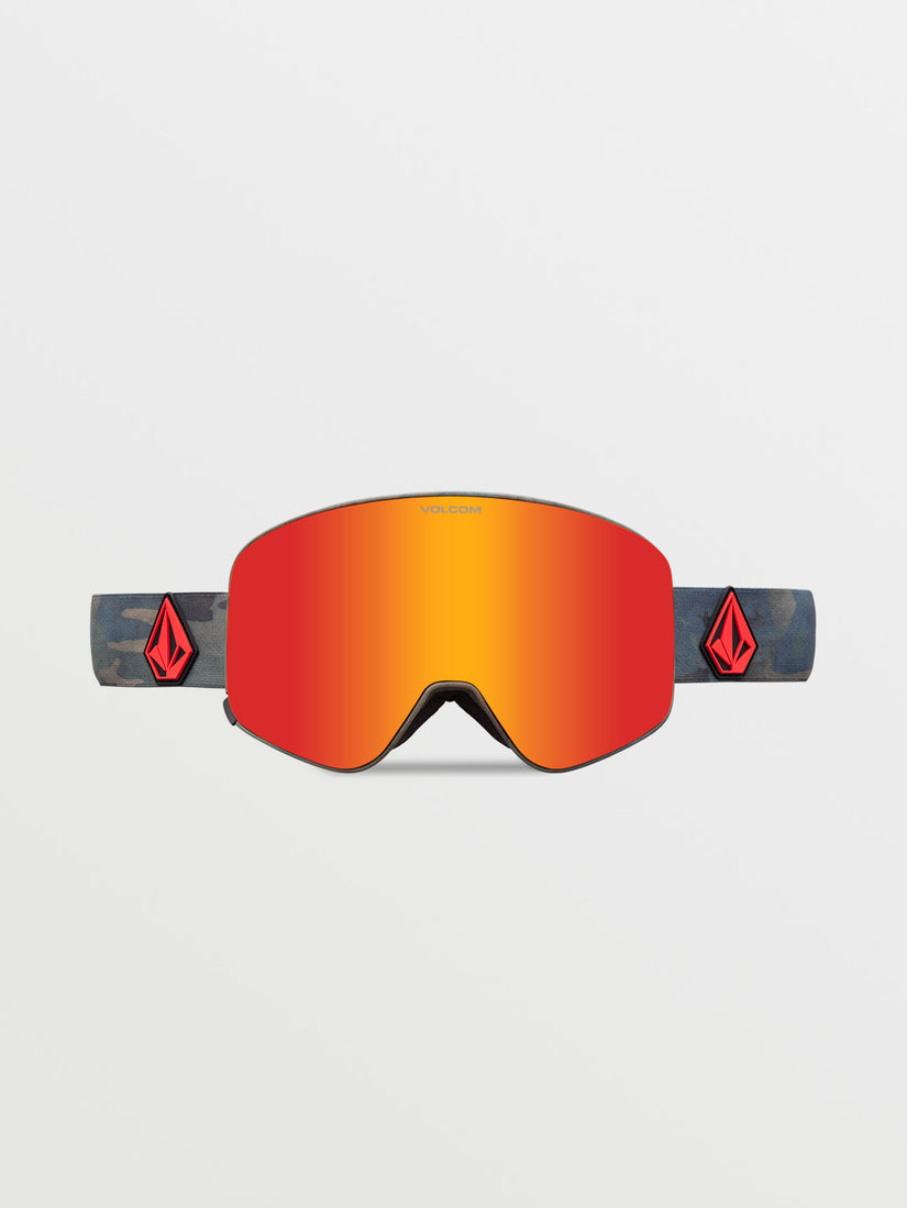 Odyssey Goggle - Cloudwash Camo / Red Chrome+Bonus Lens