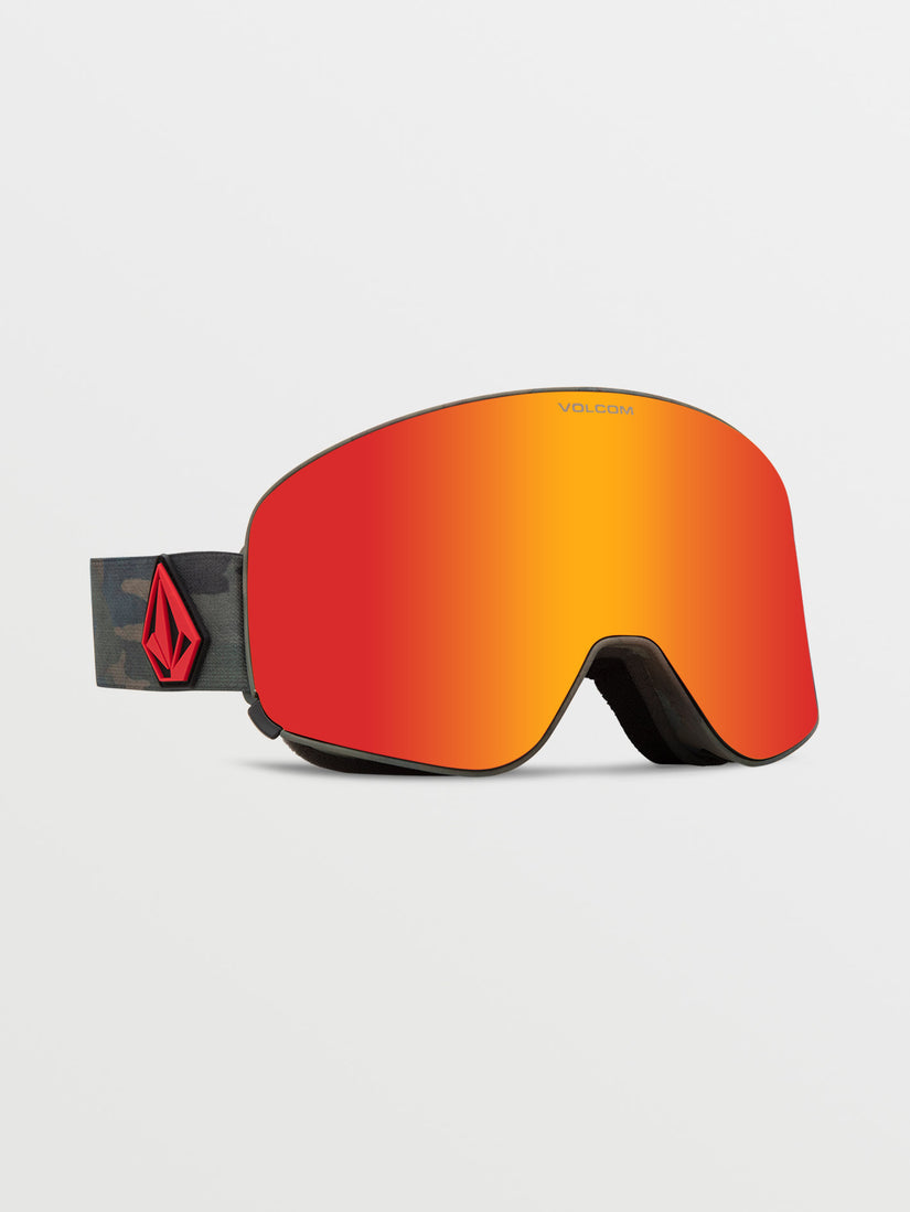 Odyssey Goggle - Cloudwash Camo / Red Chrome+Bonus Lens