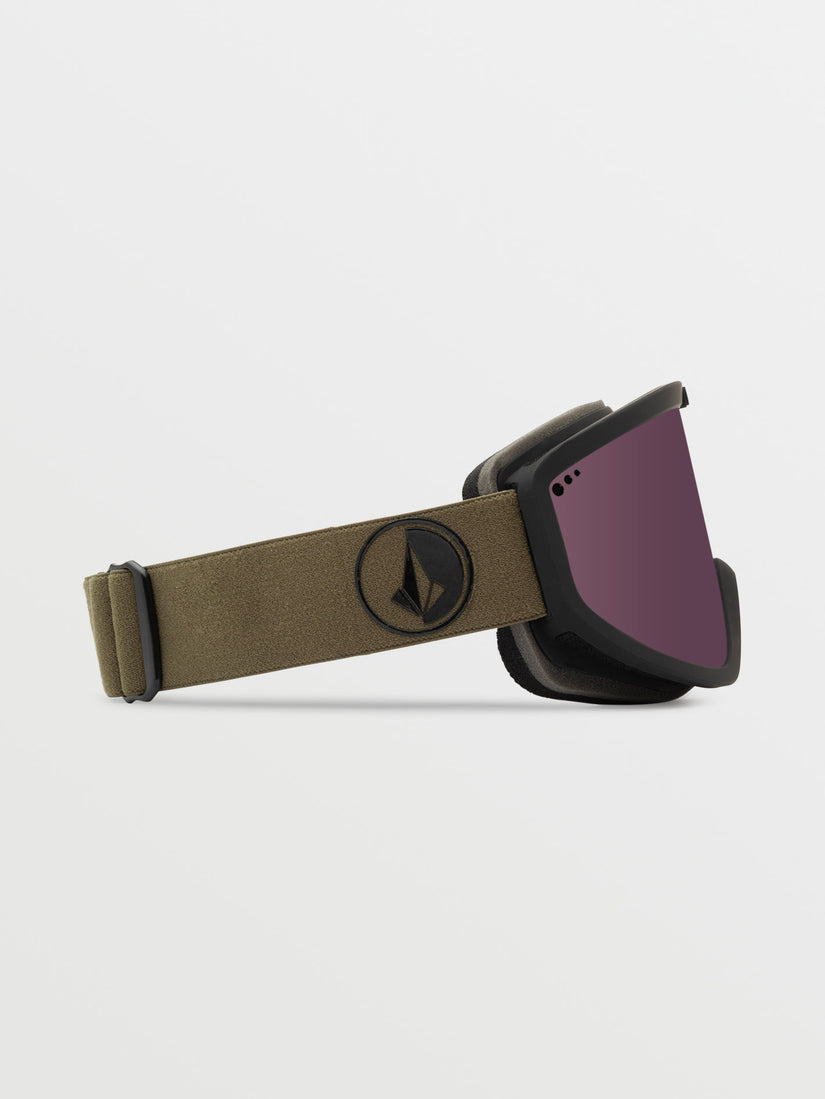 Footprints Goggle - Military/Black / Light Bronze+BL