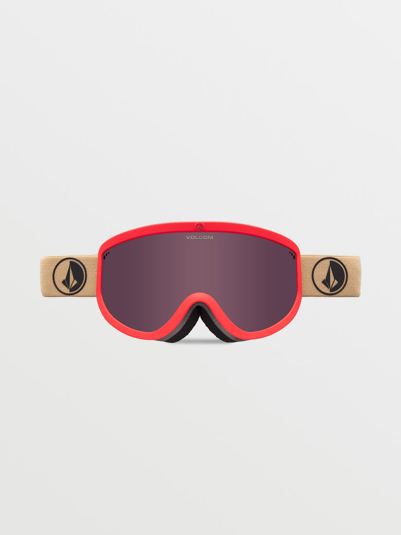 Footprints Goggle - Orange Shock/Sand / Light Bronze+BL