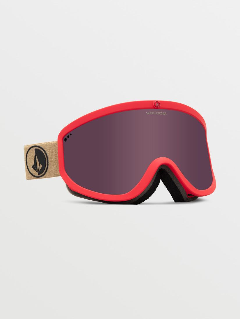 Footprints Goggle - Orange Shock/Sand / Light Bronze+BL