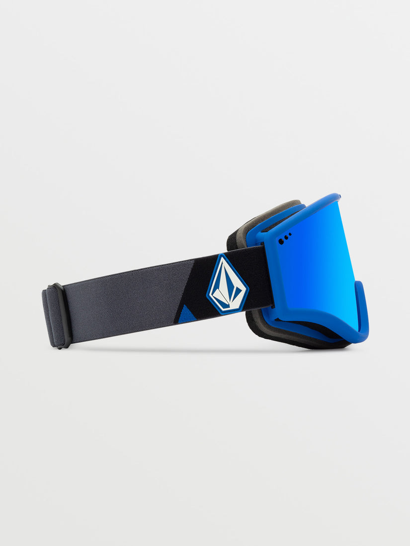 Yae Goggle - Blue/Dark Grey / Blue Chrome+BL