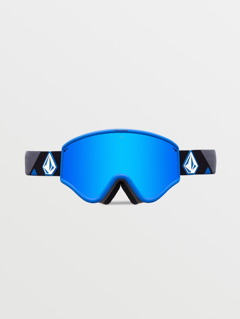 Yae Goggle - Blue/Dark Grey / Blue Chrome+BL