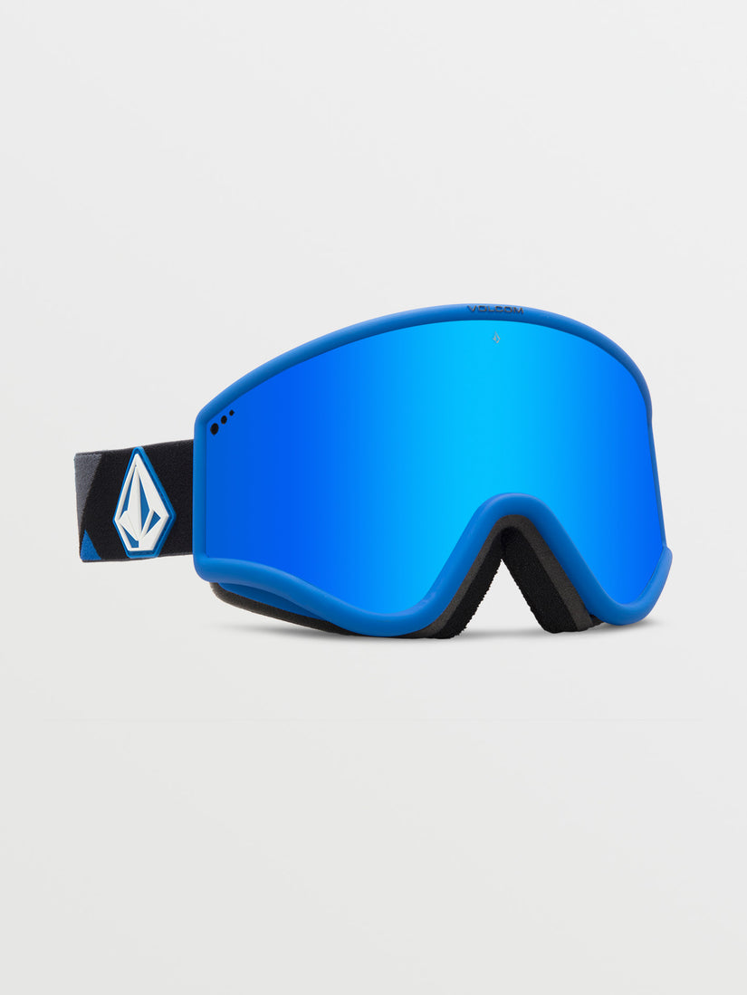 Yae Goggle - Blue/Dark Grey / Blue Chrome+BL