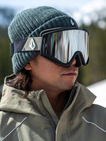 Yae Goggle - Lt Military/Black / Silver Chrome+BL – Volcom US