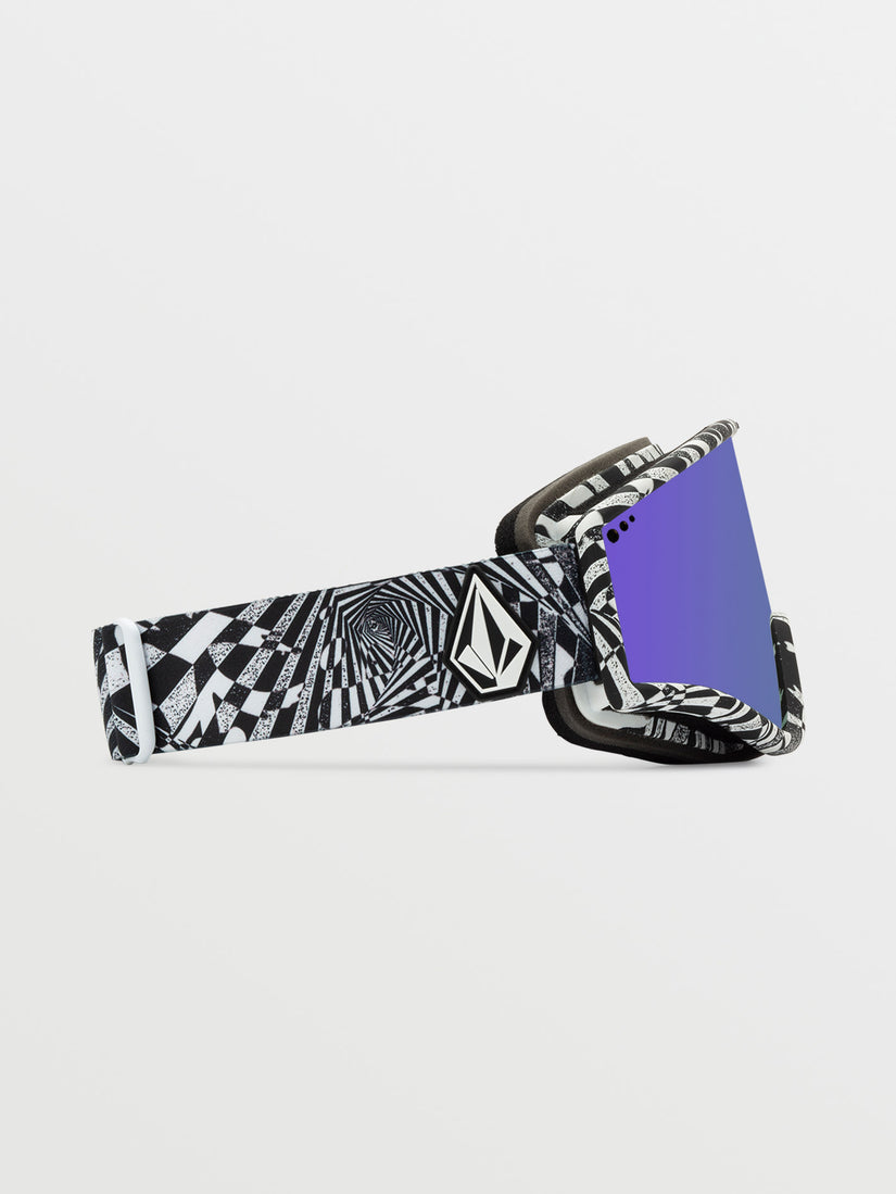 Yae Goggle - Op Art / Purple Chrome+BL