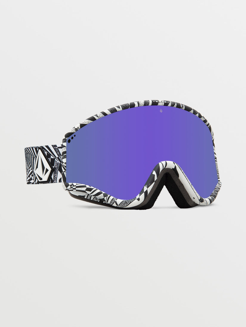 Yae Goggle - Op Art / Purple Chrome+BL