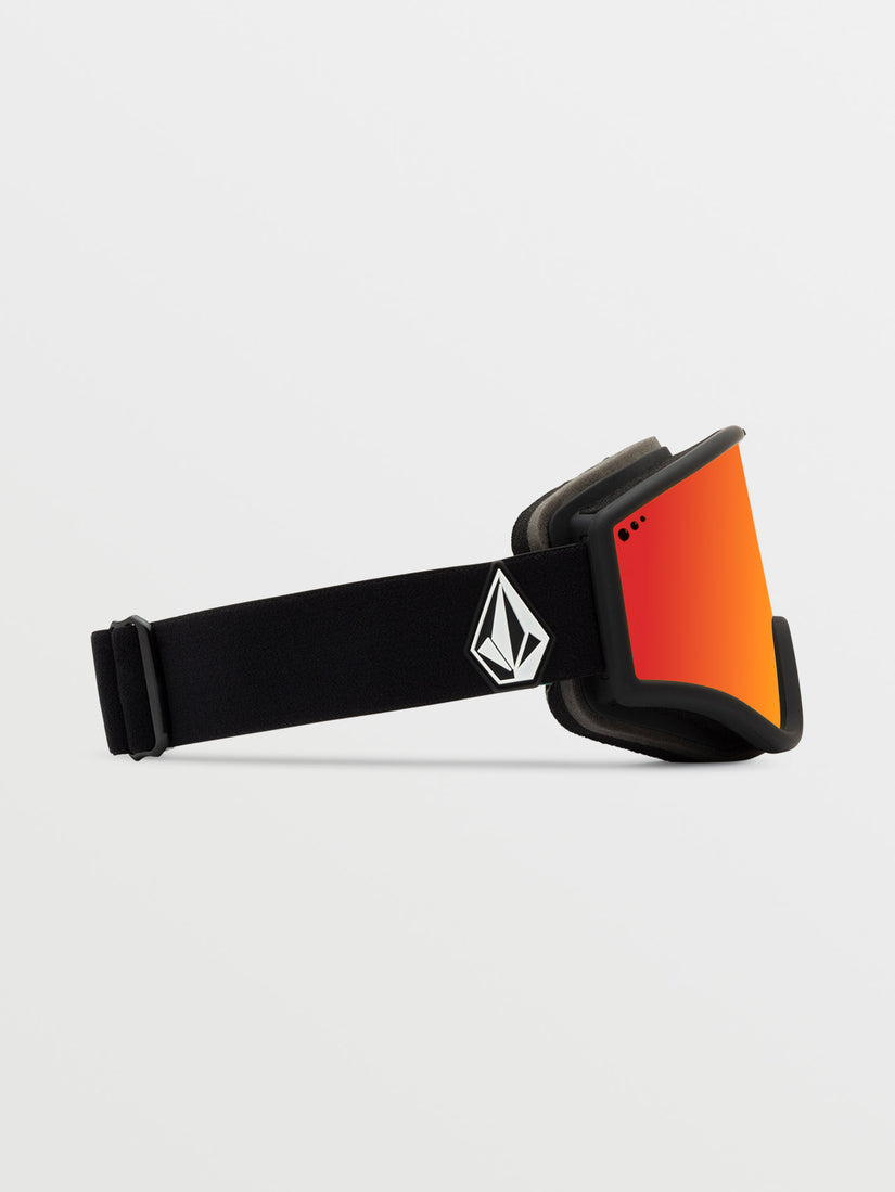 Yae Goggle - Matte Black / Red Chrome