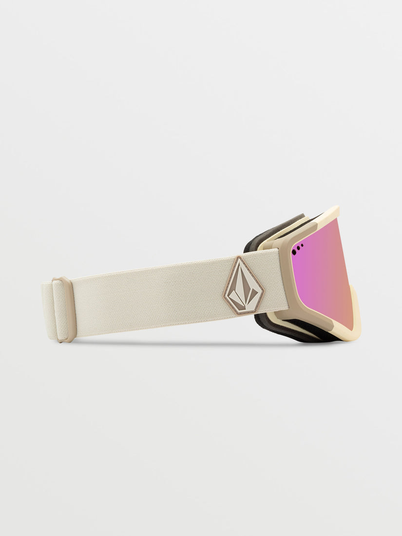 Attunga Goggle - Khakiest/Sand / Pink Chrome+BL