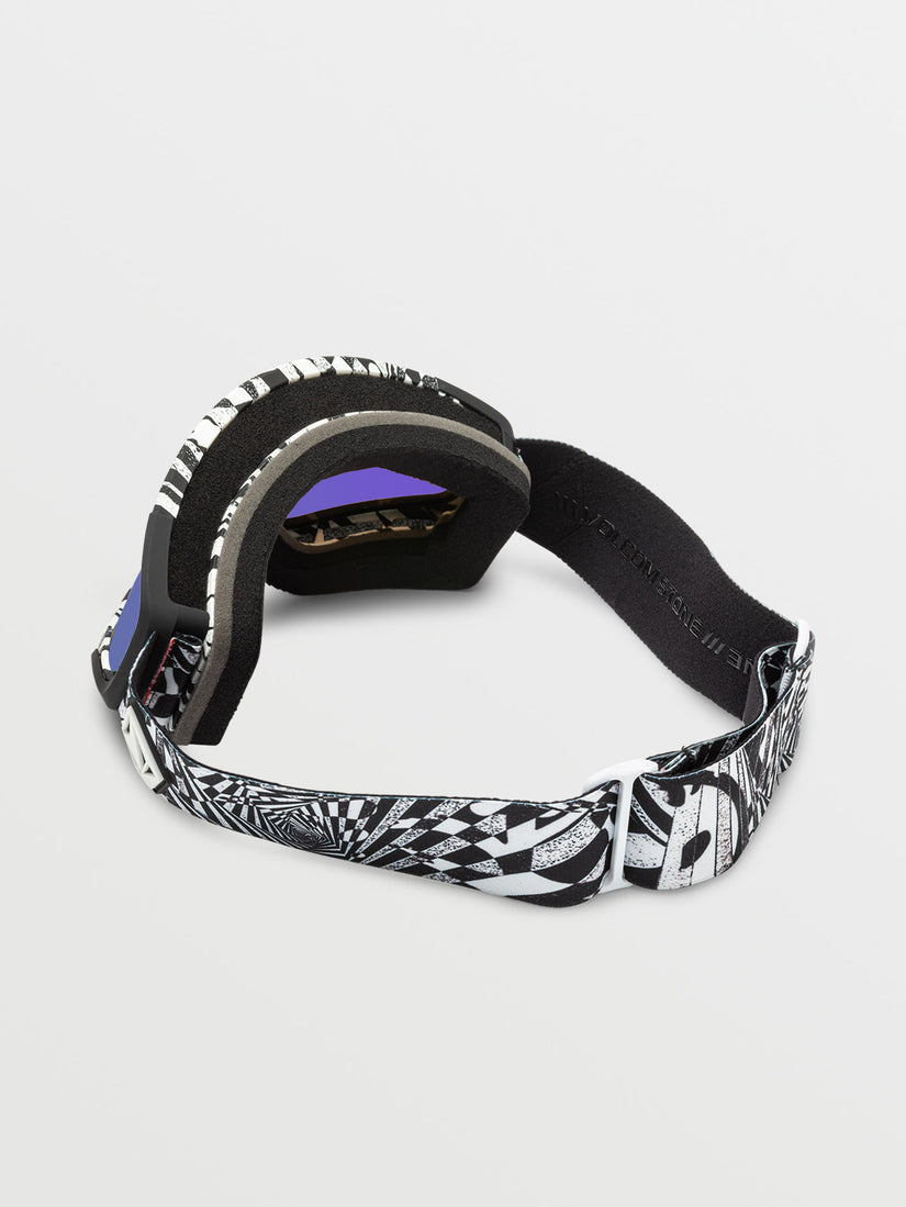 Attunga Goggle - Op Art / Purple Chrome+BL