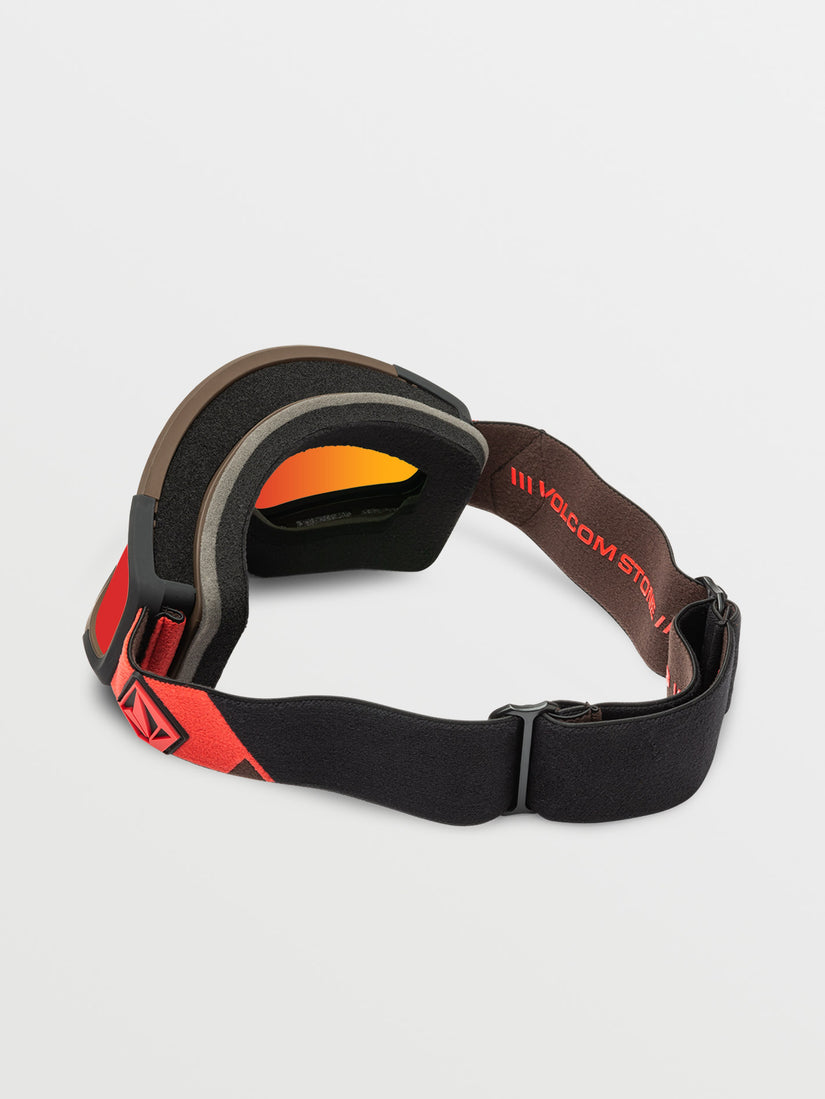 Attunga Goggle - Orange/Brown / Red Chrome+BL