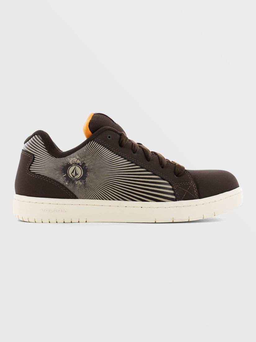 Volcom Workwear Stone Op Art Shoes - Dark Brown