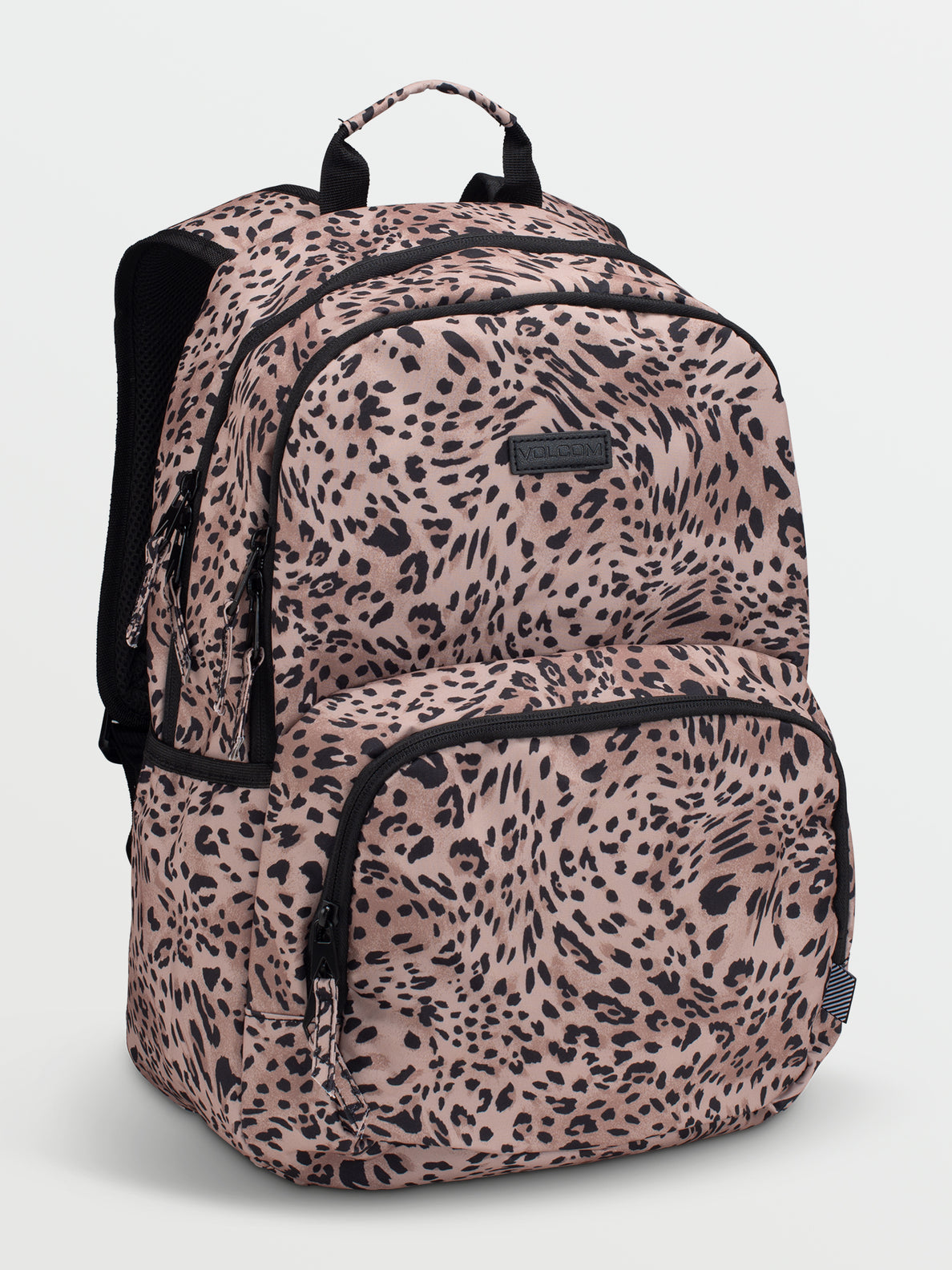 Animal print bag with logo Girl, Pink