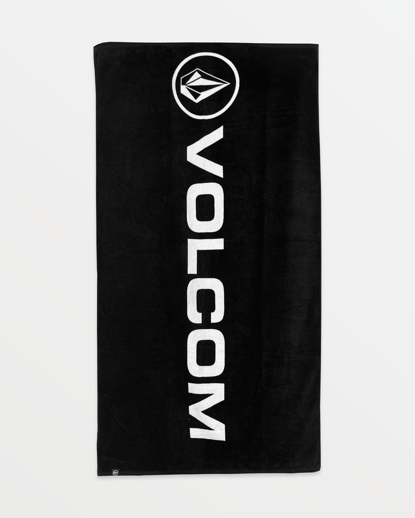 Wordmark Towel - Black White