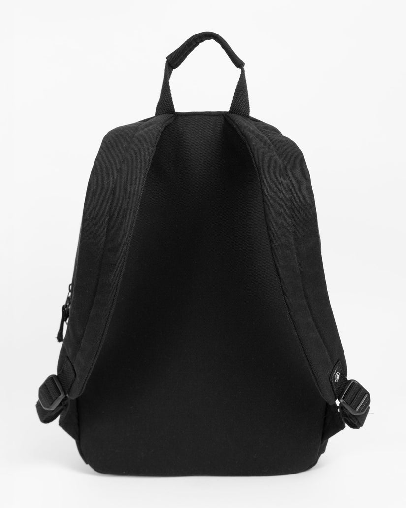 Schoolyard Canvas Backpack - New Black