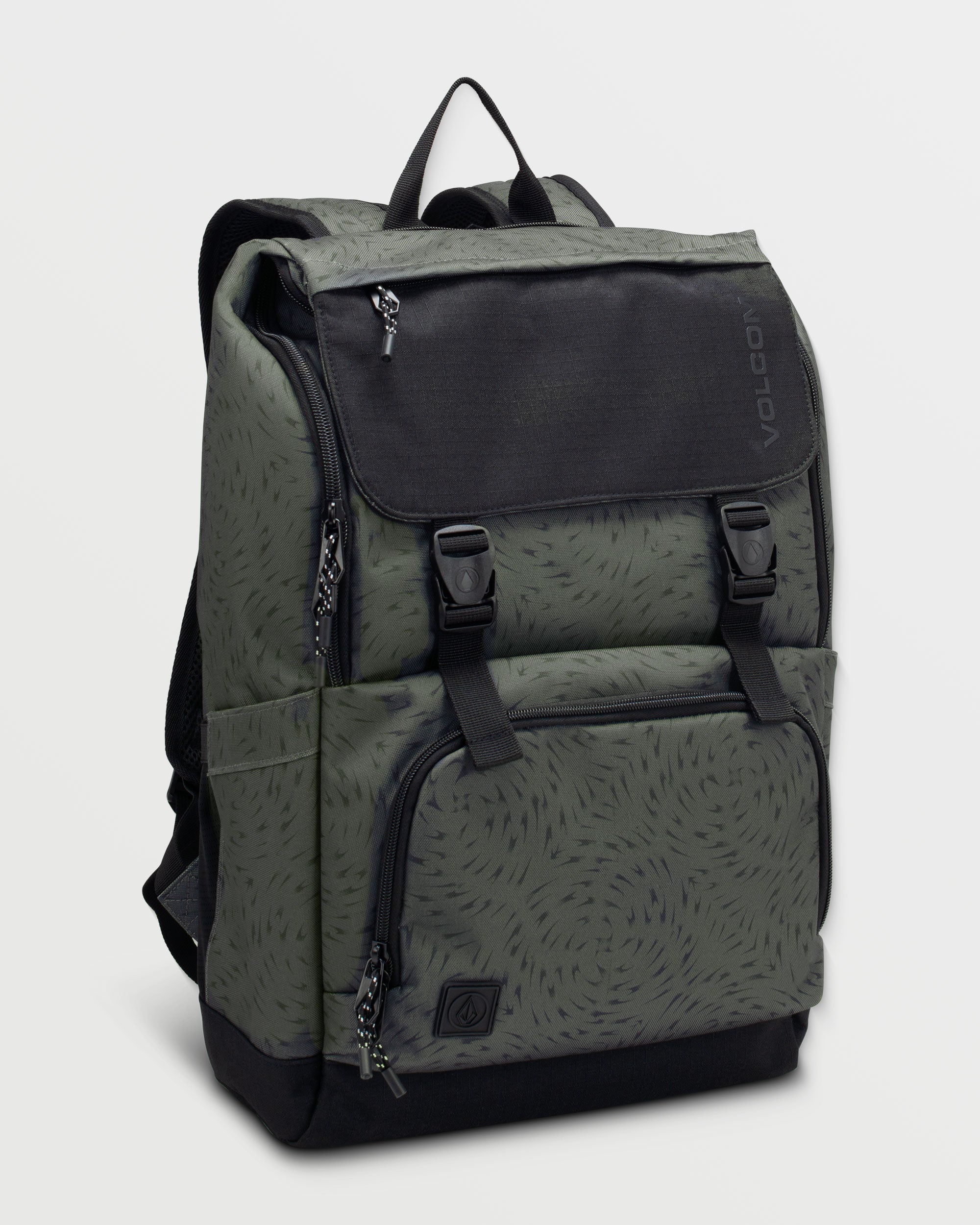 Charter Fold Over Backpack Squadron Green Volcom US