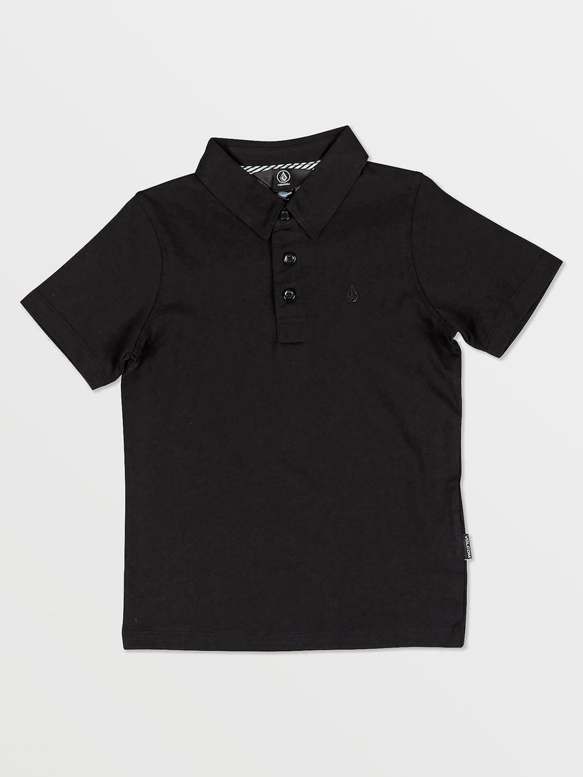 Little Boys Wowzer Polo Short Sleeve Shirt - Black