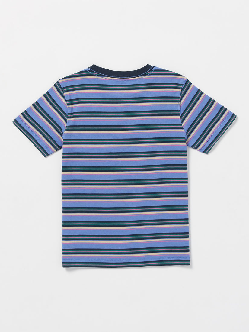 Little Boys Bright N Early Crew Short Sleeve Tee - Denim