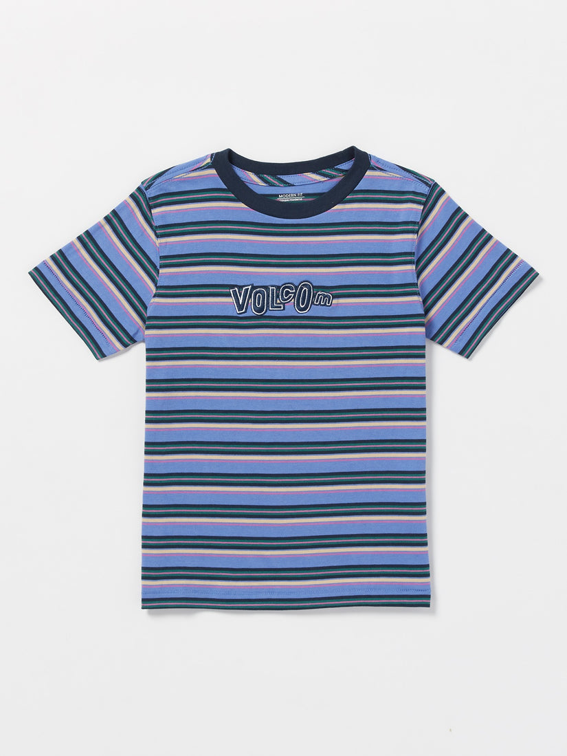 Little Boys Bright N Early Crew Short Sleeve Tee - Denim