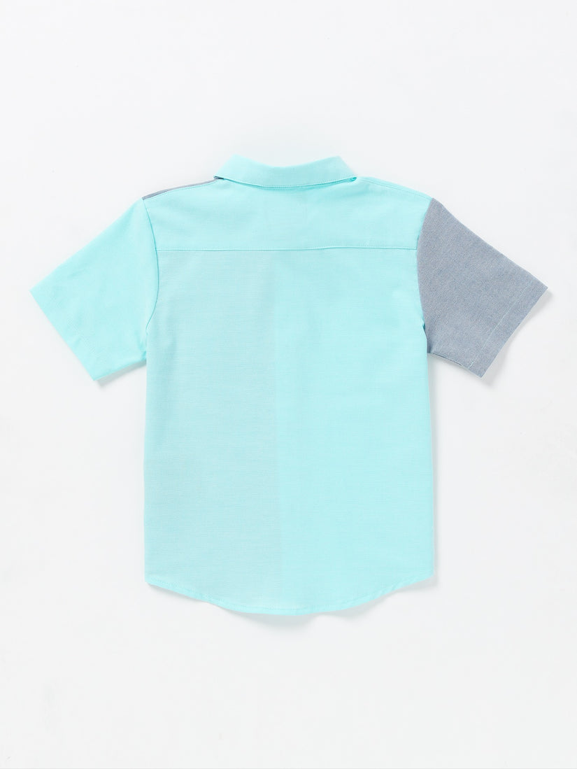 Little Boys Satostone Short Sleeve Shirt - Crete Blue