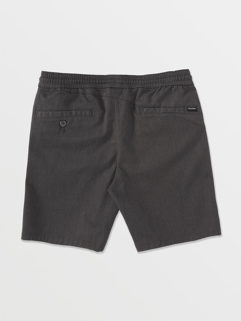 Little Boys Frickin Elastic Waist Shorts - Charcoal Heather