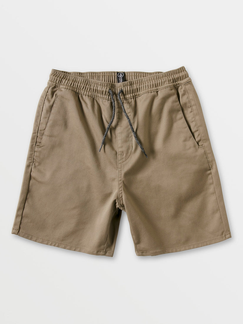 Little Boys Frickin Elastic Waist Shorts - Khaki