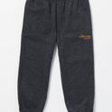 Little Boys Stone Bubbled Elastic Waist Pants - Heather Black