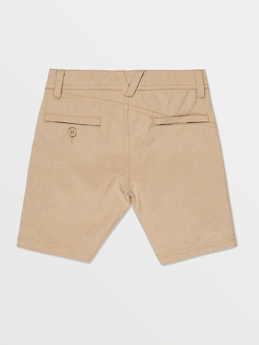 Little Boys Frickin Cross Shred Static Shorts - Dark Khaki