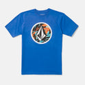 Little Boys Circle Stone Short Sleeve Tee - Patriot Blue