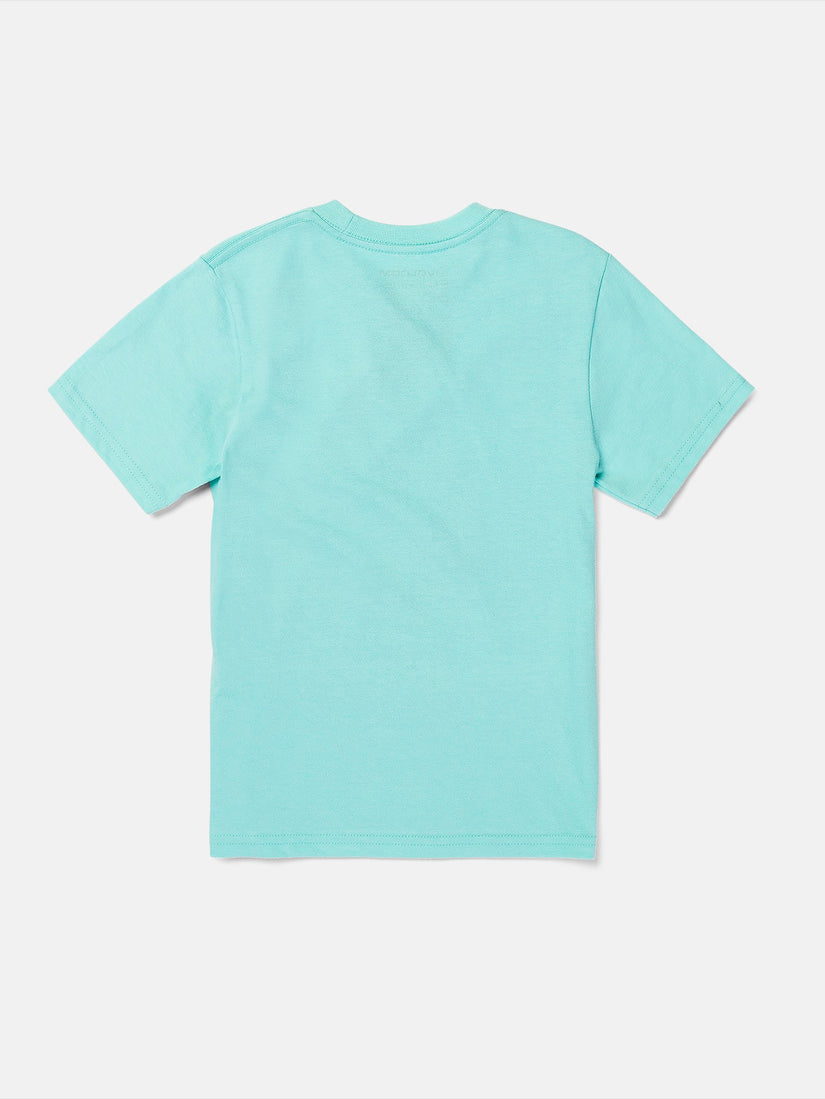 Little Boys Stone Cone Short Sleeve Tee - Crete Blue